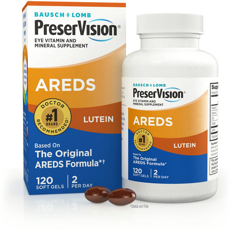PreserVision PreserVision Eye Vitamin & Mineral Supplement, AREDS Formula, Lutein, Soft Gels Vitamins & Supplements
