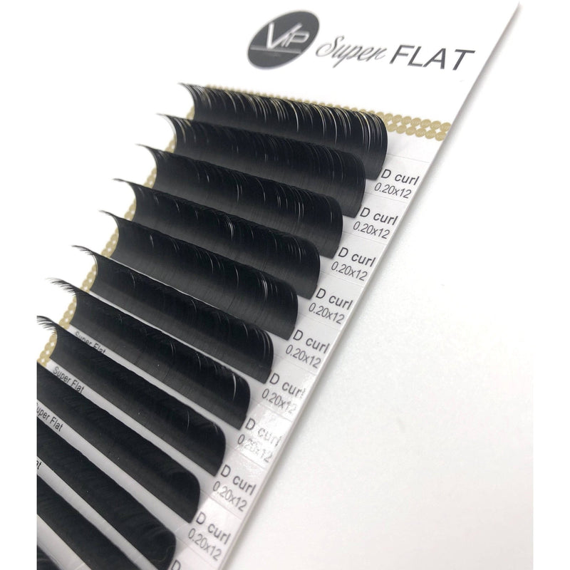 VIP Extensions VIP Eyelashes - Super Flat Extensions - 12 lines - 0.20 D Lashes Extensions