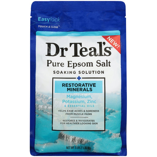 Dr Teal's Dr Teal's Restorative Minerals Pure Epsom Salt Soaking Solution Bath & Body