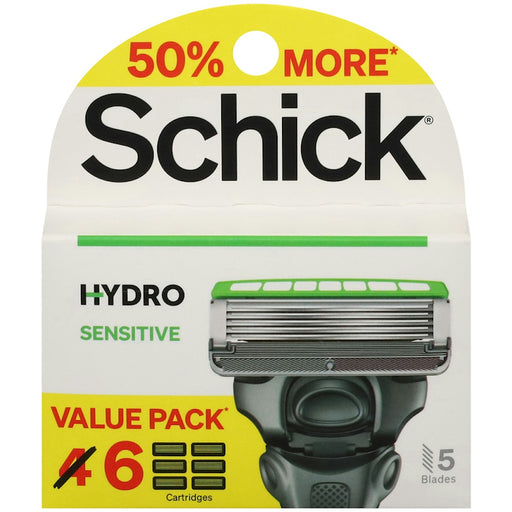 Schick Schick Hydro Men's Sensitive Razor Refills Value Pack Personal Care
