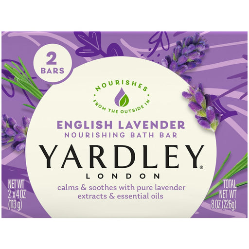 Yardley Yardley London English Lavender Bar Soap 2x4.25 Oz Bar Soap