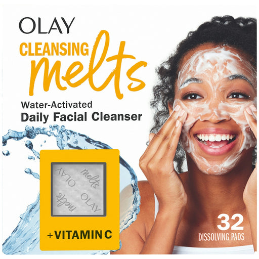 Olay Olay Facial Cleanser, Daily, Water Activated, Cleansing Melts Facial Cleansers