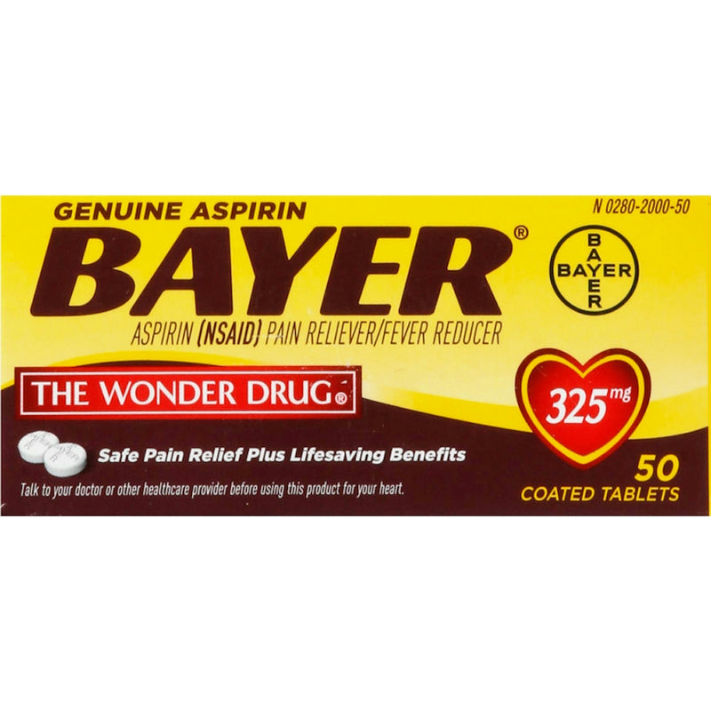 Bayer Bayer Genuine Aspirin 325 Mg Coated Tablets Health & Beauty