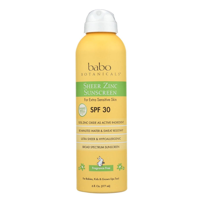 Babo Botanicals Fragrance-Free Sunscreen (6 Fl Oz)