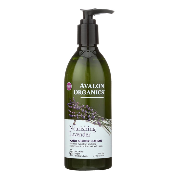 Avalon Organics Hand and Body Lotion Lavender (12 Fl Oz)