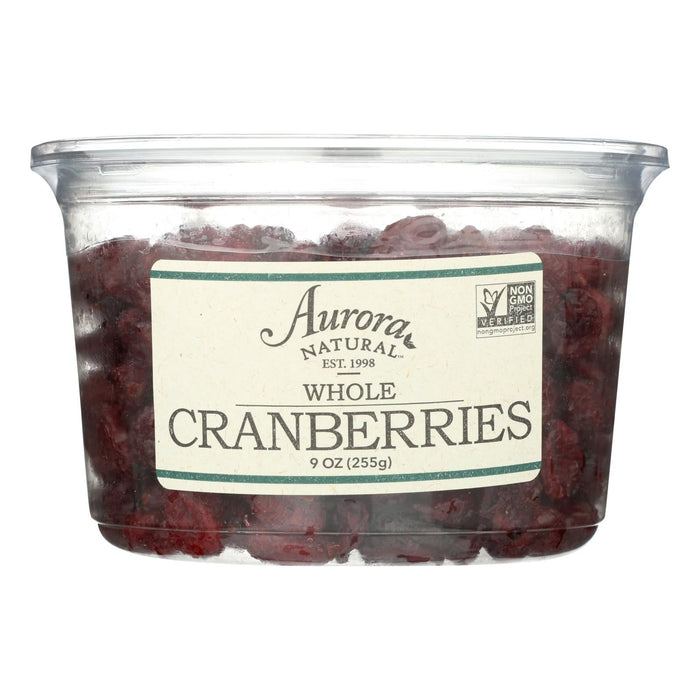 Aurora Natural Products Whole Cranberries (Pack of 12) - 9 Oz.
