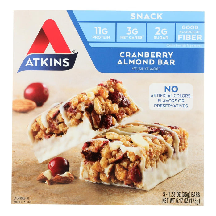 Atkins Day Break Bar (Pack of 5) Cranberry Almond