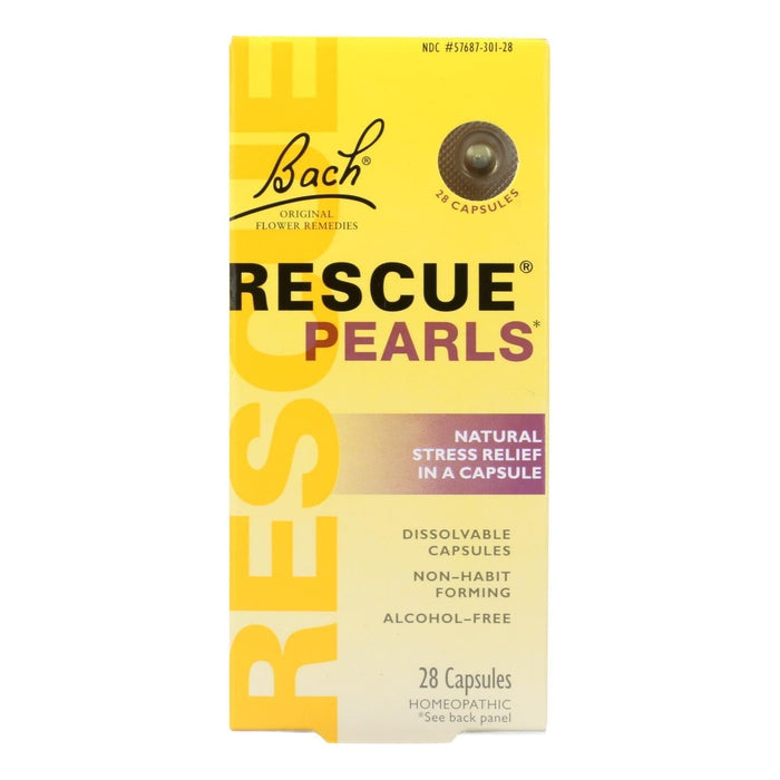 Bach Rescue Pearls (Pack of 28) for Stress Relief and Emotional Balance