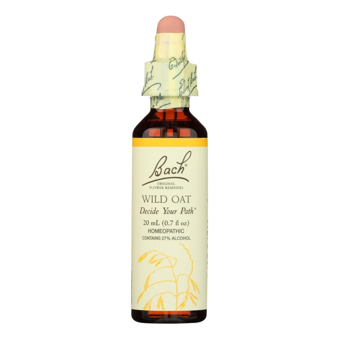 Bach Flower Remedies: Wild Oat Essence - Enhances Clarity & Purpose - 0.7 Fl Oz