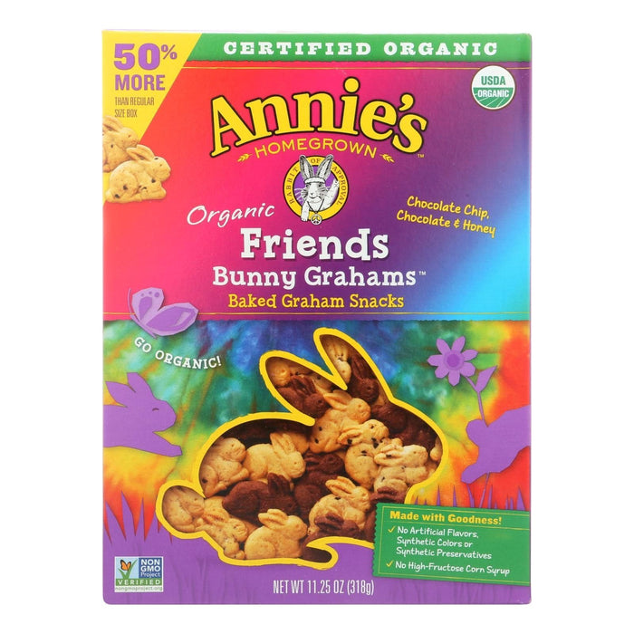 Annie's Homegrown Organic Bunny Grahams Friends (Pack of 6 - 11.25 Oz.)