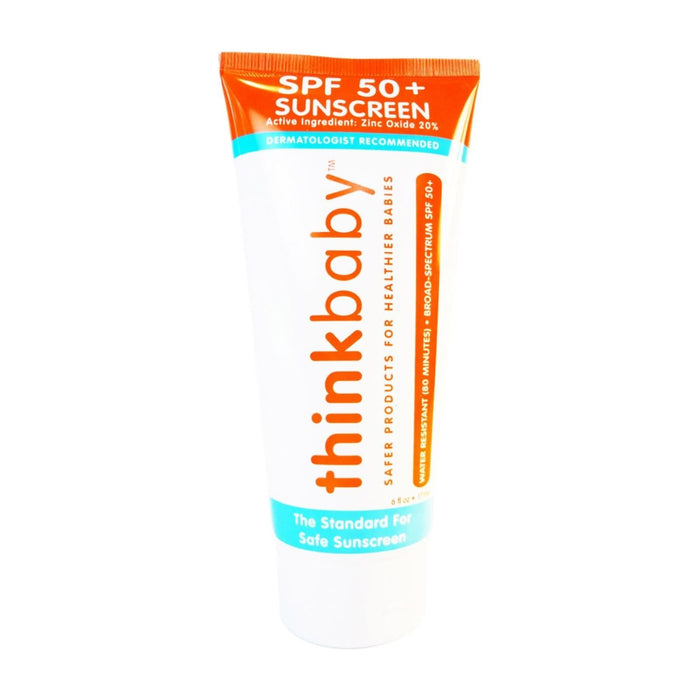 Thinkbaby Safe, Mineral-Based Sunscreen SPF 50+, 6 oz