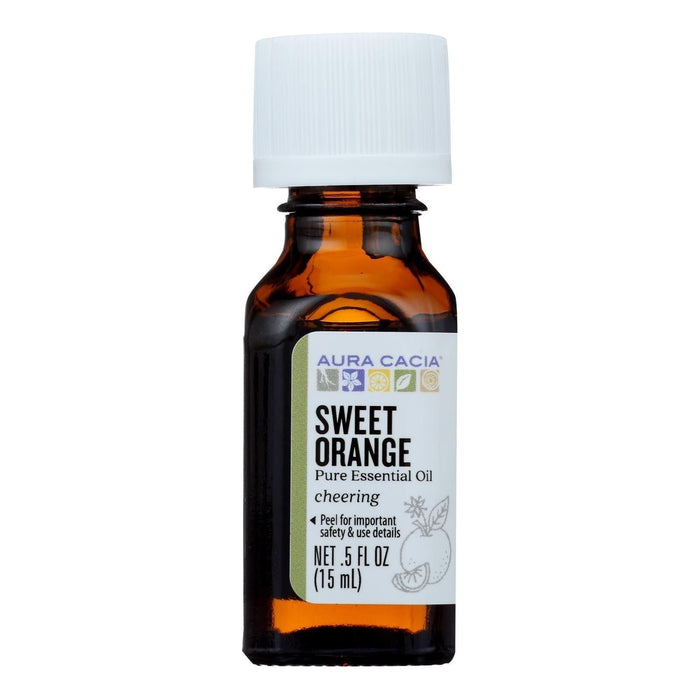 Aura Cacia Sweet Orange Essential Oil - 0.5 Fl Oz