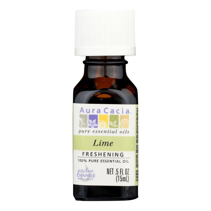 Aura Cacia Lime Essential Oil (0.5 Fl Oz)