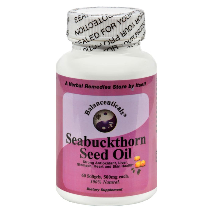 Balanceuticals Seabuckthorn Seed Oil (60 Softgels - 500mg)