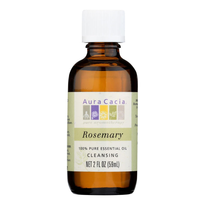 Aura Cacia 100% Pure Rosemary Essential Oil for Cleansing (2 Oz.)