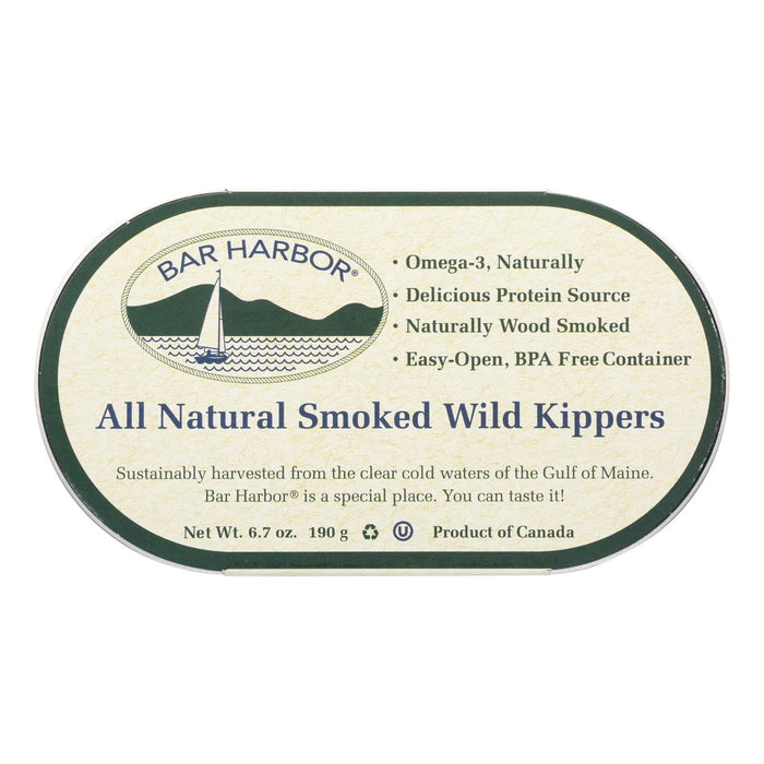 Bar Harbor Smoked Wild Kippers (Pack of 12 - 6.7 Oz.)