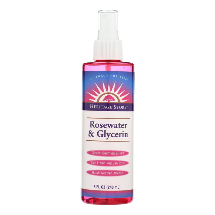 Cozy Farm - Heritage Products Rosewater & Glycerin Face Mist - 8 Fl Oz.