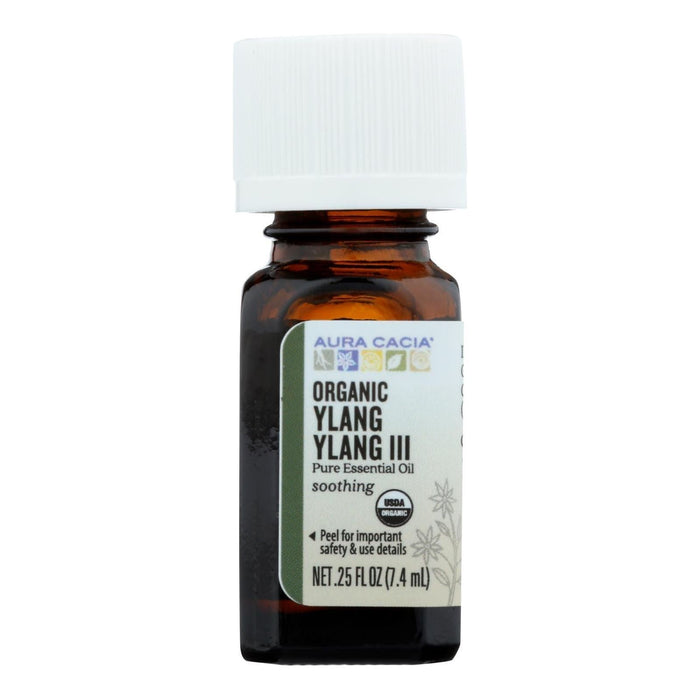 Aura Cacia Organic Ylang Ylang Essential Oil .25 Oz.