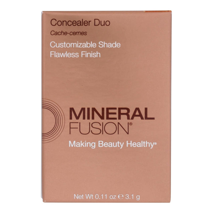 Mineral Fusion Concealer Duo - Enhanced Coverage for Blemishes and Dark Circles - Deep - 0.11 Oz