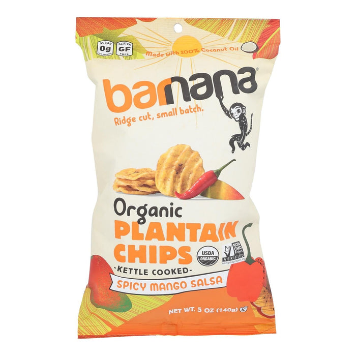 Barnana Spicy Mango Plantain Chips (Pack of 6 - 5 Oz.)