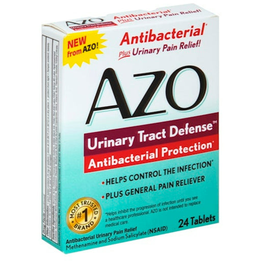 AZO AZO Urinary Tract Defense, Antibacterial Protection, 24 Tablets Health & Beauty