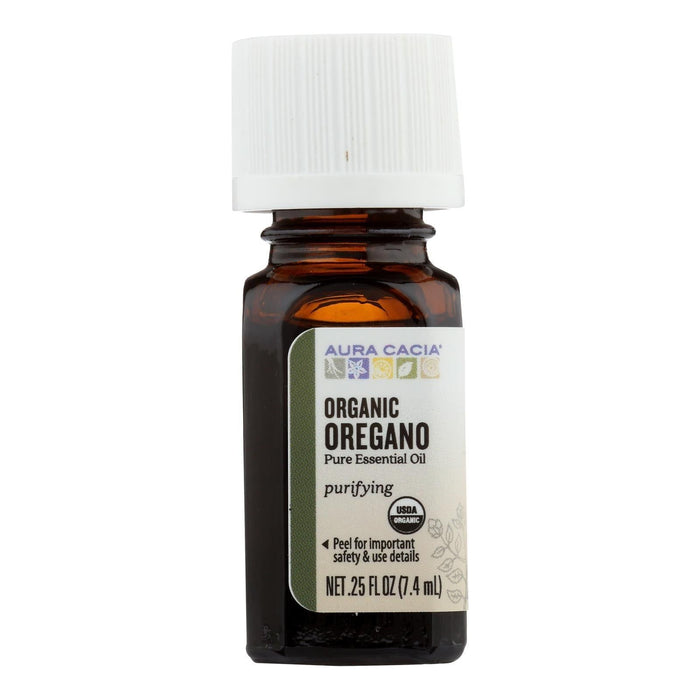 Aura Cacia Organic Oregano Essential Oil - 0.25 Oz