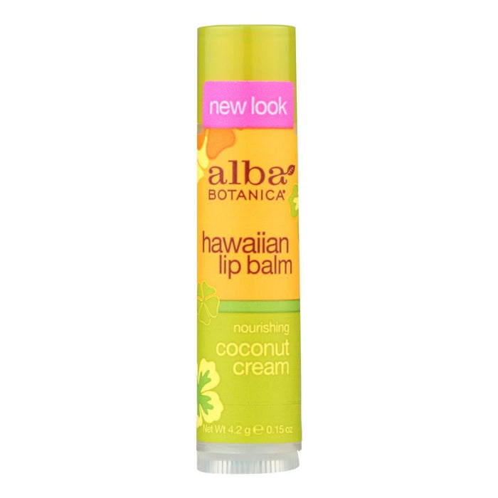 Cozy Farm - Alba Botanica Coconut Cream Lip Balm (Pack Of 24) - 0.15 Oz.