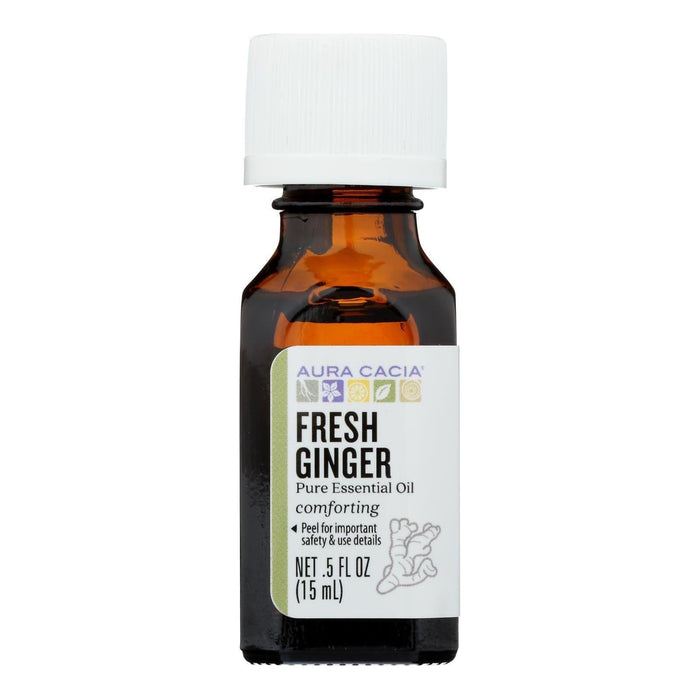 Aura Cacia Fresh Ginger Essential Oil, 0.5 Fl Oz