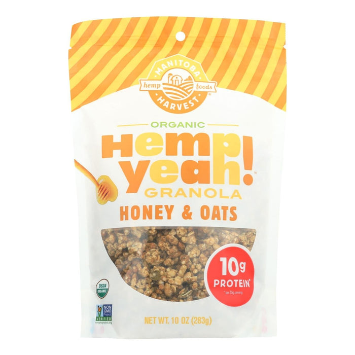 Cozy Farm - Manitoba Harvest Granola Hemp Honey/Oats, 10 Ounces (Pack Of 6)