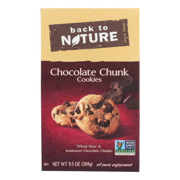 Back To Nature Chocolate Chunk Cookies (Pack of 6 - 9.5 Oz.)