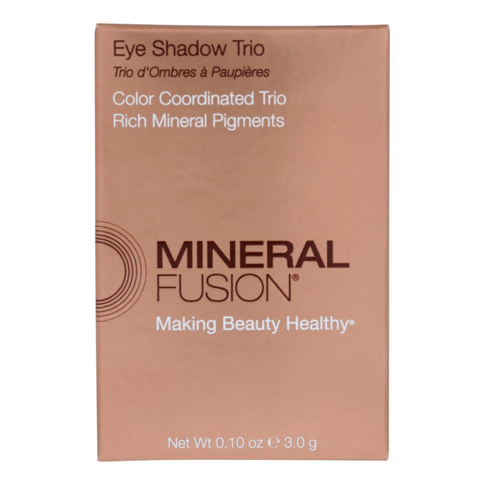 Cozy Farm - Mineral Fusion Rose Gold Shimmering Eye Shadow Trio, 0.1 Oz.