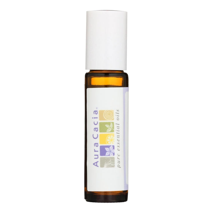 Aura Cacia Amber Glass Essential Oil Roll-On Bottle (0.31 Oz.)