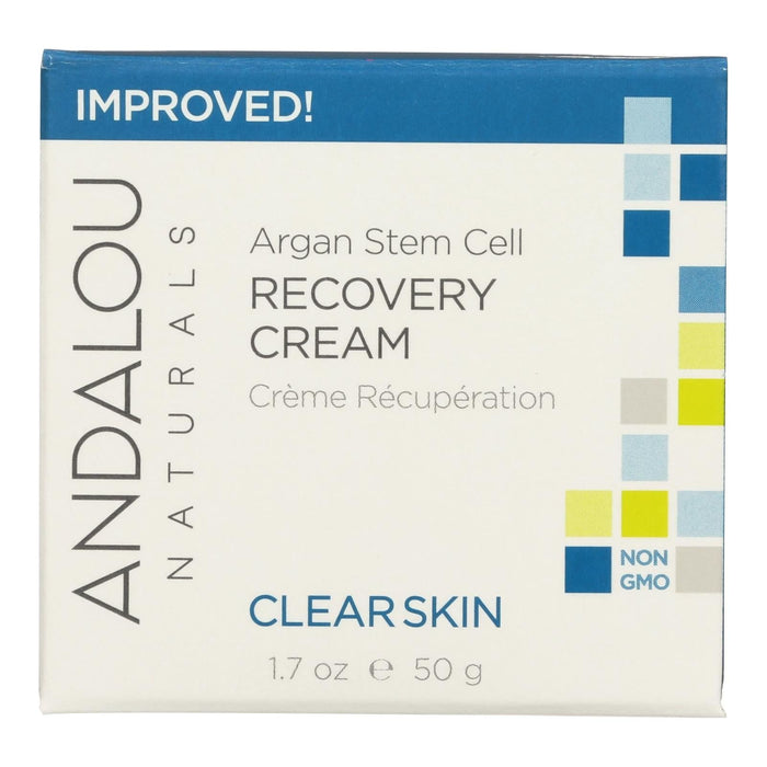 Andalou Naturals Clarifying Clear Overnight Recovery Cream (Pack of 1.7 Fl Oz)