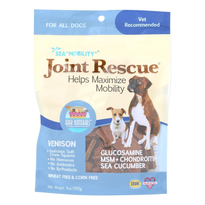 Ark Naturals Sea Mobility Joint Rescue Venison Jerky - 9 Oz Joint Support for Dogs