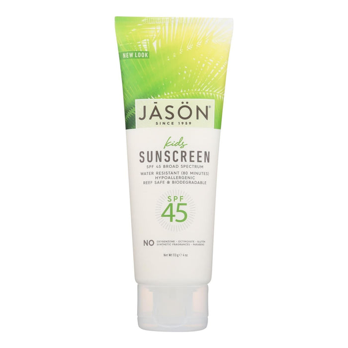 Cozy Farm - Jason Natural Kids Sunscreen Spf 45 (4 Fl Oz)