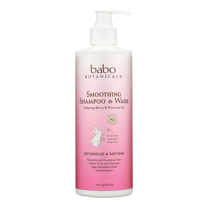 Babo Botanicals Softening Berry and Primrose Oil Shampoo  - 16 Fl Oz.