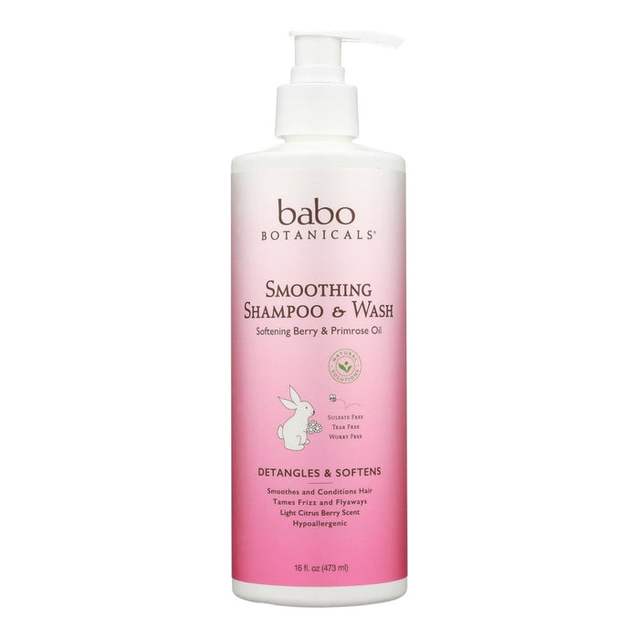 Babo Botanicals Softening Berry and Primrose Oil Shampoo  - 16 Fl Oz.