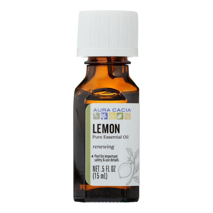 Aura Cacia Lemon Essential Oil (0.5 Fl Oz)