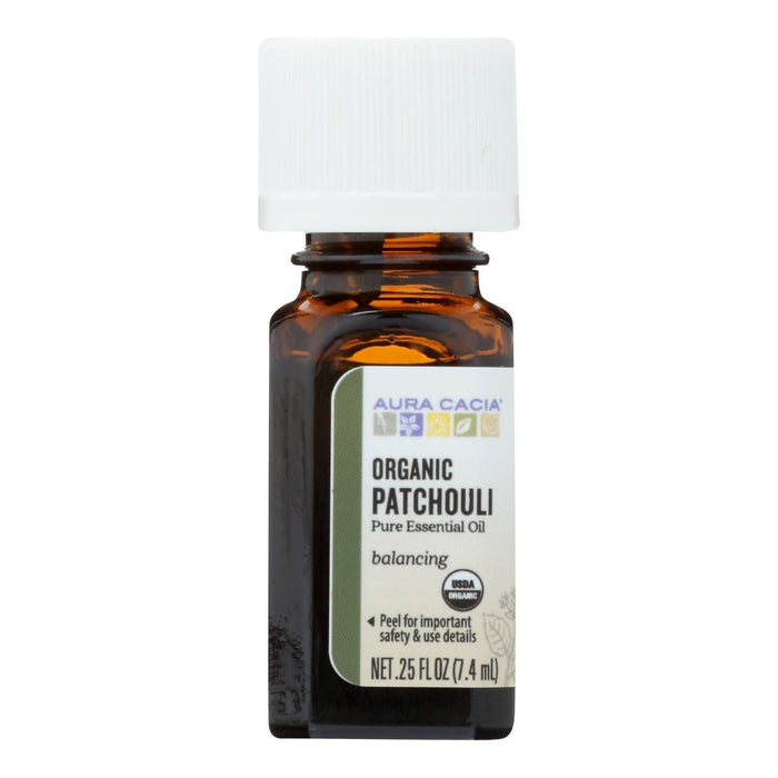 Aura Cacia Organic Patchouli Essential Oil - .25 Oz.