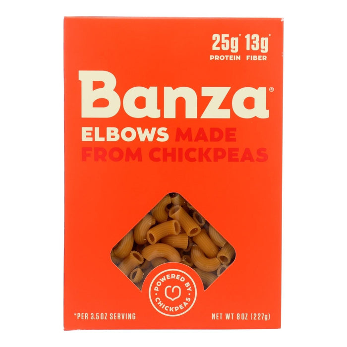 Banza Chickpea Elbows (Pack of 6 - 8 Oz.)