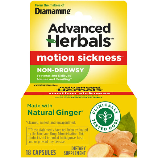 Dramamine Dramamine Non-Drowsy Naturals Motion Sickness Relief Capsules With Natural Ginger Health & Beauty
