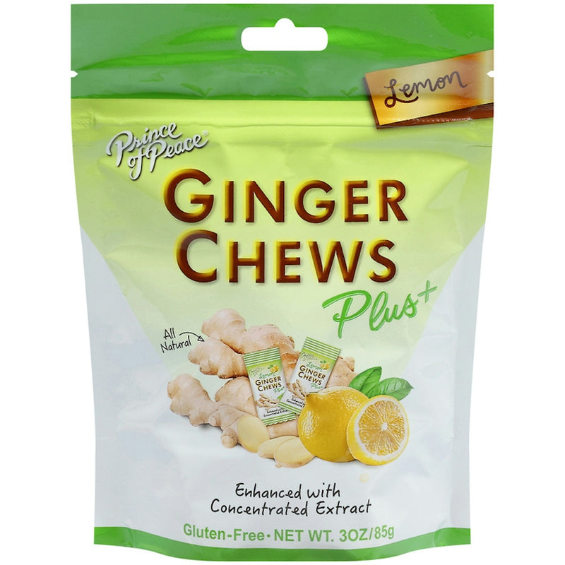 Prince Of Peace Prince Of Peace Ginger Chews Plus - Lemon Vitamins & Supplements