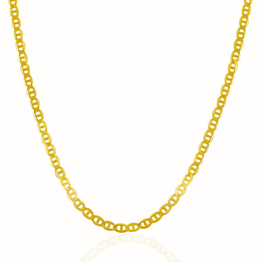 Bids.com 3.2mm 14k Yellow Gold Mariner Link Chain Necklaces