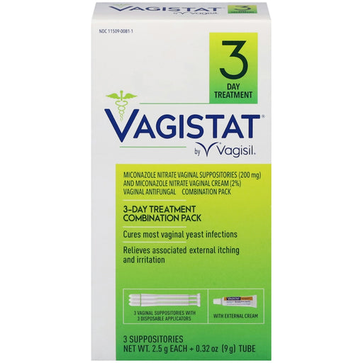 Vagistat Vagistat Vaginal Antifungal, 3-Day Treatment, Combination Pack Personal Care