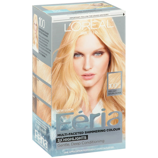 Feria Feria L'Oreal Paris Permanent Haircolour Gel, Very Light Natural Blonde 100 Hair Color