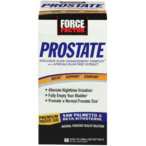 Force Factor Force Factor Prostate Softgels 60ct Vitamins & Supplements Lavender