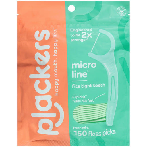 Plackers Plackers Micro Mint Dental Floss Picks Dental Floss
