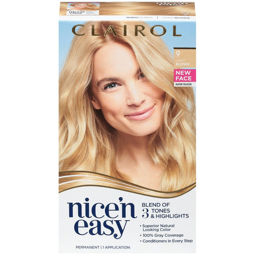 Clairol Clairol Nice 'n Easy Permanent Hair Color 9 Light Blonde Hair Color