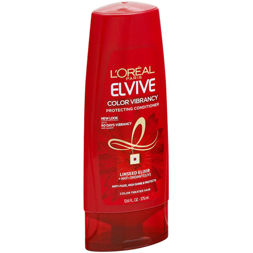 L'Oreal L'Oreal Elvive Conditioner, Protecting, Color Vibrancy Linseed Elixir Anti Oxidants [Uv] Conditioners