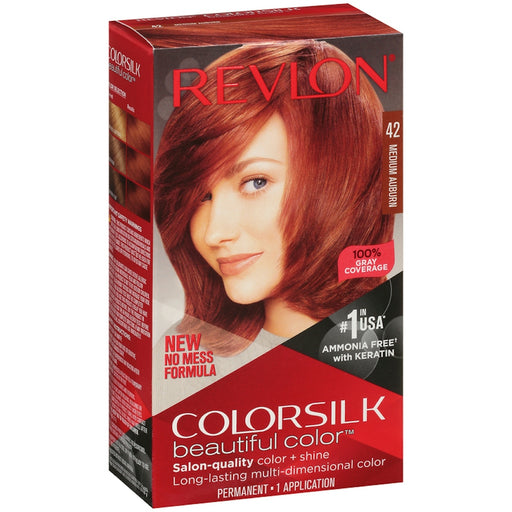 Revlon Revlon Colorsilk Beautiful 42 Medium Auburn Permanent Hair Color Hair Color